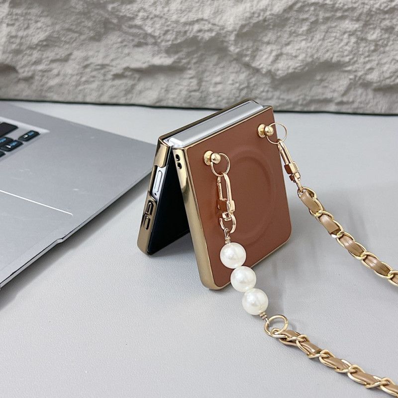 Cover Samsung Galaxy Z Flip 7 Magnetisk Charme-rem