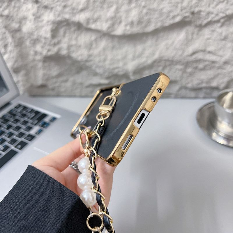 Cover Samsung Galaxy Z Flip 7 Magnetisk Charme-rem