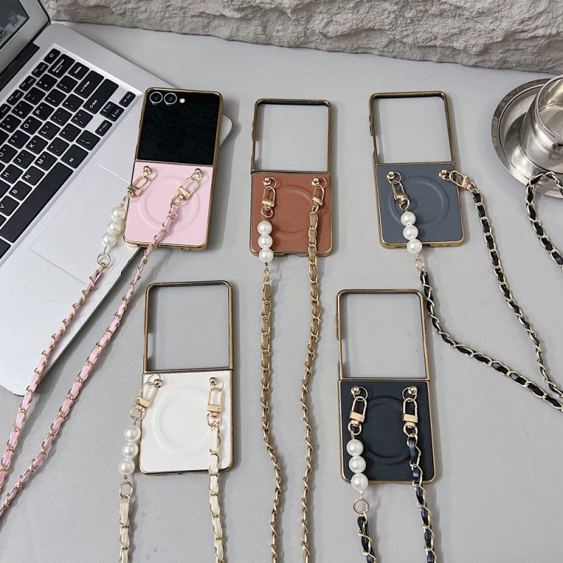 Cover Samsung Galaxy Z Flip 7 Magnetisk Charme-rem