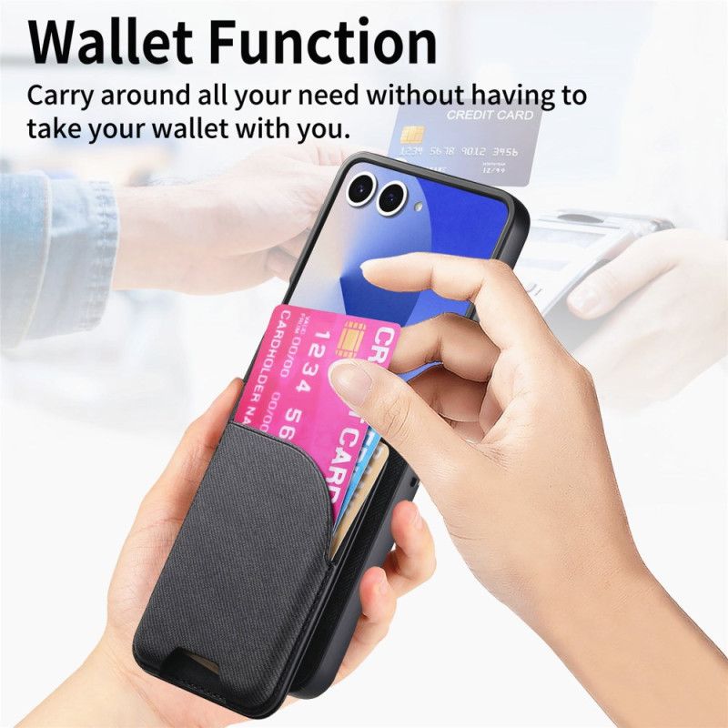 Cover Samsung Galaxy Z Flip 7 Magnetisk Med Holder Og Aftagelig Kortholder