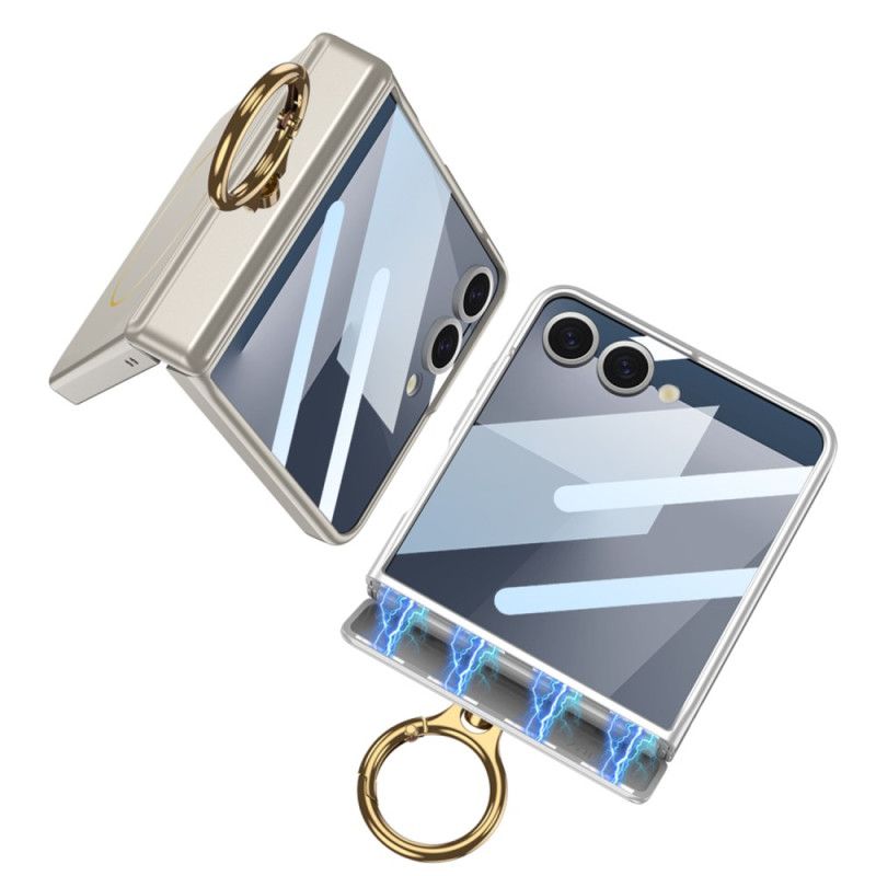 Cover Samsung Galaxy Z Flip 7 Magnetisk Med Ringholder Gkk