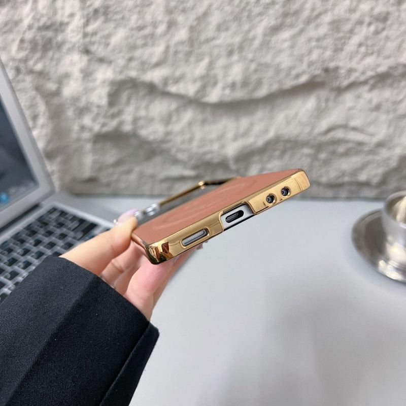 Cover Samsung Galaxy Z Flip 7 Magnetisk Nappaoverflade