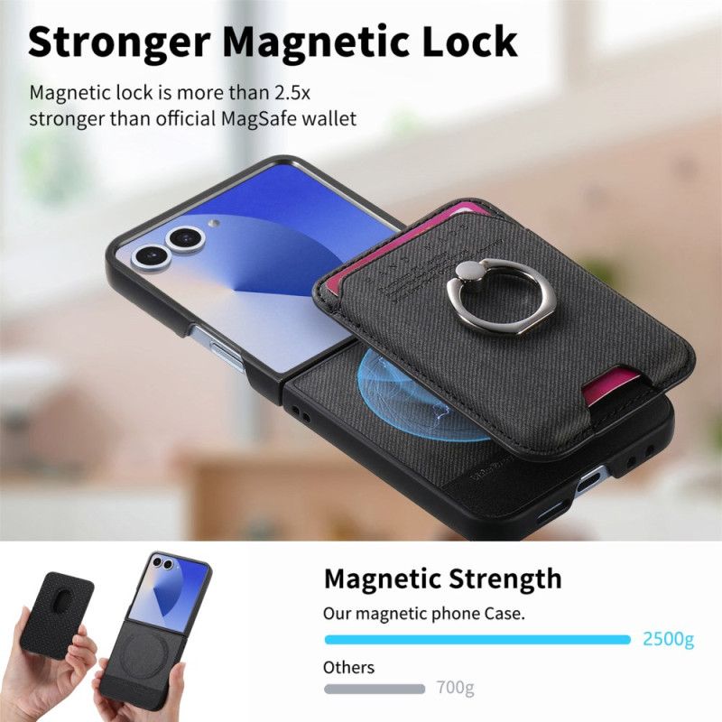 Cover Samsung Galaxy Z Flip 7 Magsafe-kompatibel Med Aftagelig Kortholder