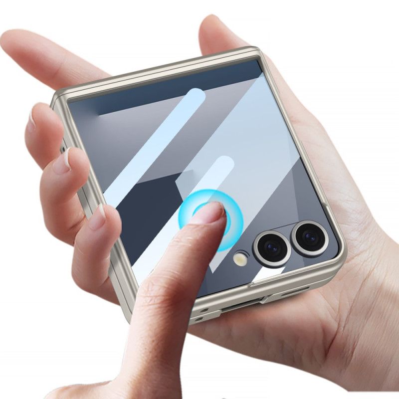 Cover Samsung Galaxy Z Flip 7 Med Magnetisk Fastgørelse Hængselbeskytter Og Gkk-branding