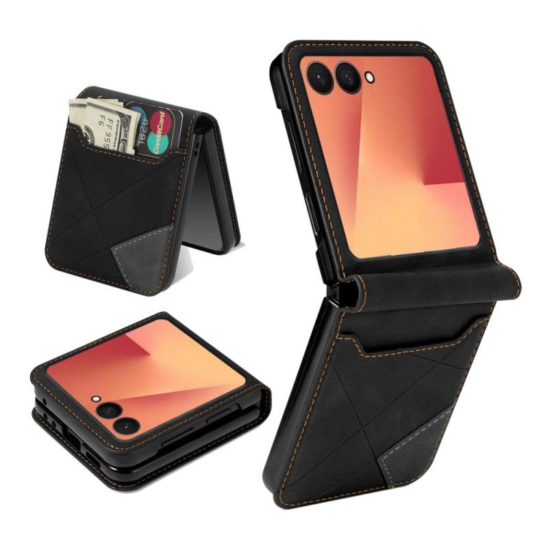 Cover Samsung Galaxy Z Flip 7 Mønstret Kortholder