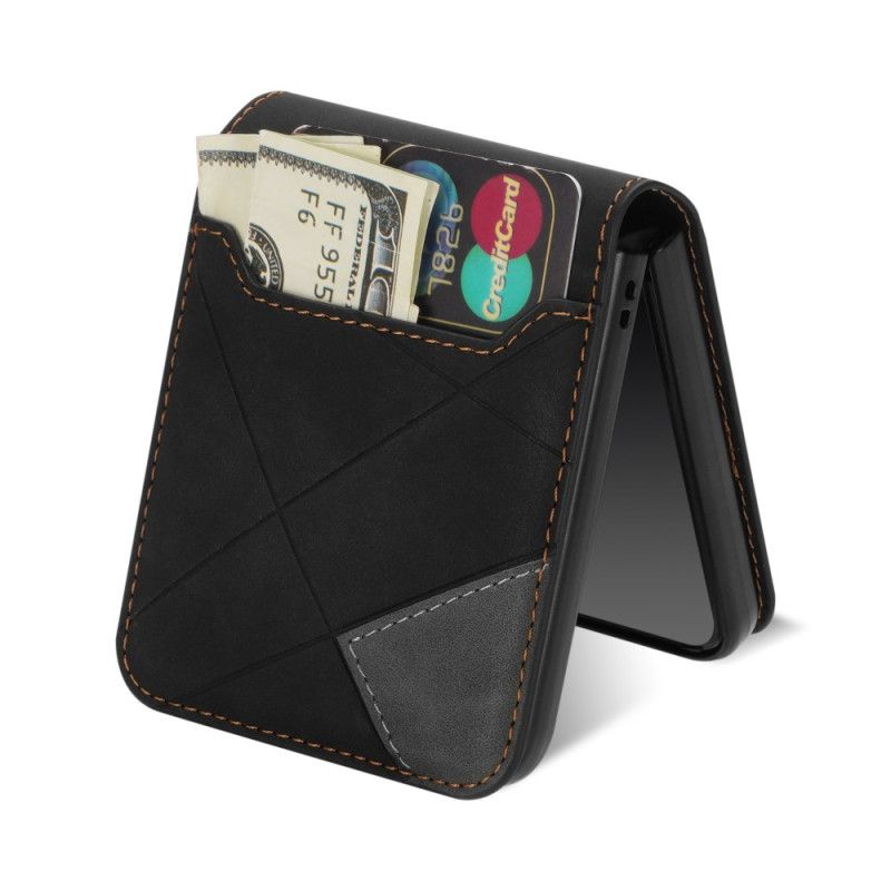 Cover Samsung Galaxy Z Flip 7 Mønstret Kortholder