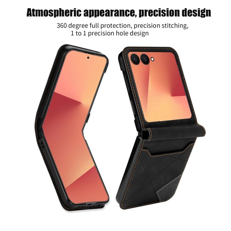 Cover Samsung Galaxy Z Flip 7 Mønstret Kortholder