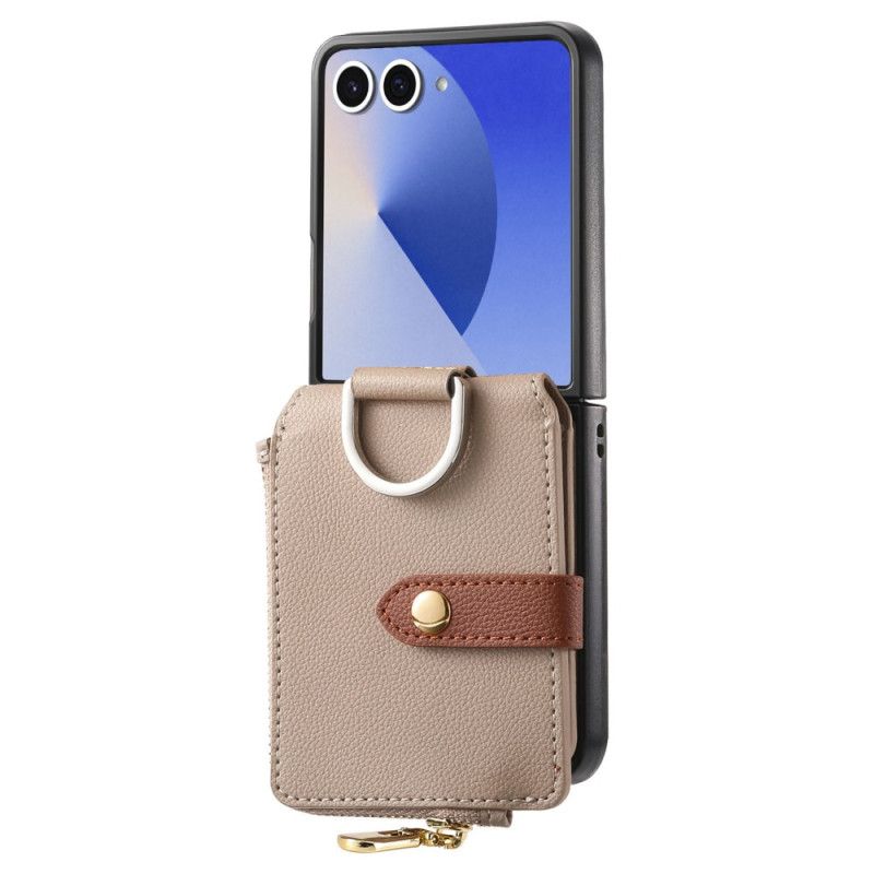 Cover Samsung Galaxy Z Flip 7 Møntpung Og Ringholder