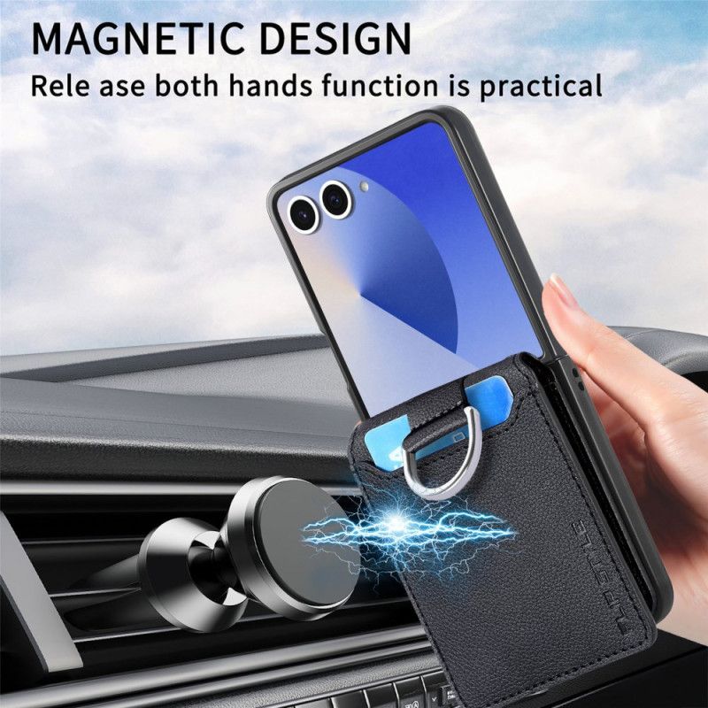 Cover Samsung Galaxy Z Flip 7 Premium Kortholder Og Holder