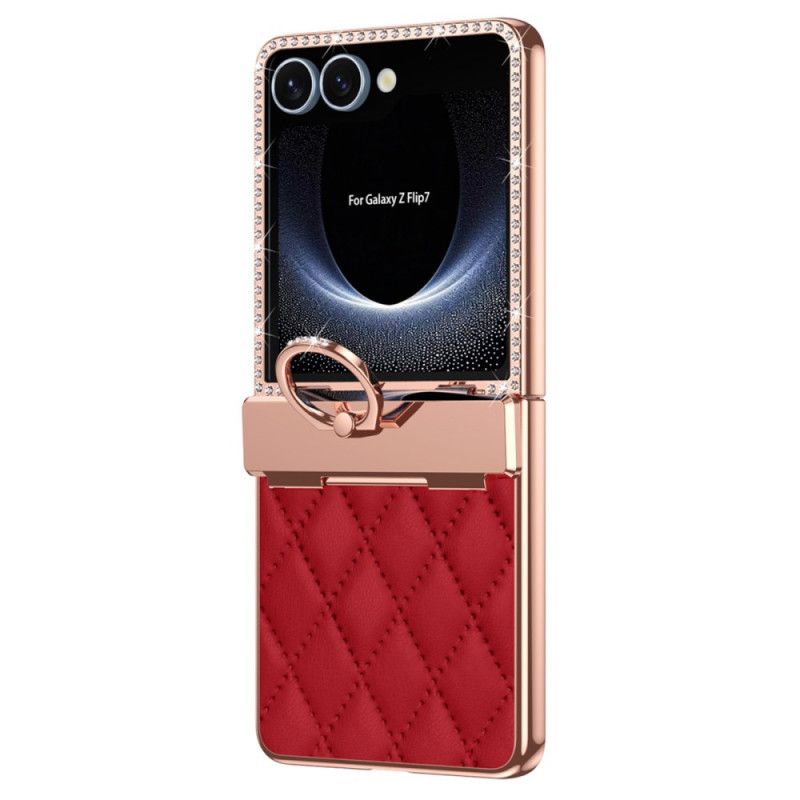 Cover Samsung Galaxy Z Flip 7 Ringholder Og Bagskærmsbeskytter