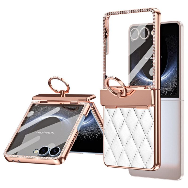 Cover Samsung Galaxy Z Flip 7 Ringholder Og Bagskærmsbeskytter