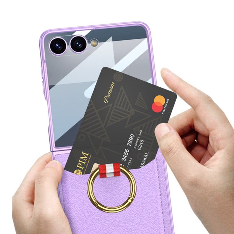 Cover Samsung Galaxy Z Flip 7 Ringholder Og Kortholder