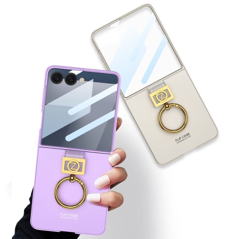 Cover Samsung Galaxy Z Flip 7 Ringholder Og Skærmbeskytter Gkk