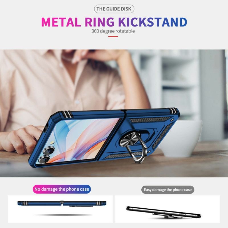 Cover Samsung Galaxy Z Flip 7 Ringholder Og Stødsikker Beskyttelse