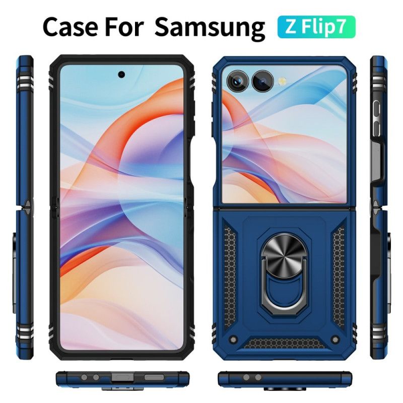 Cover Samsung Galaxy Z Flip 7 Ringholder Og Stødsikker Beskyttelse