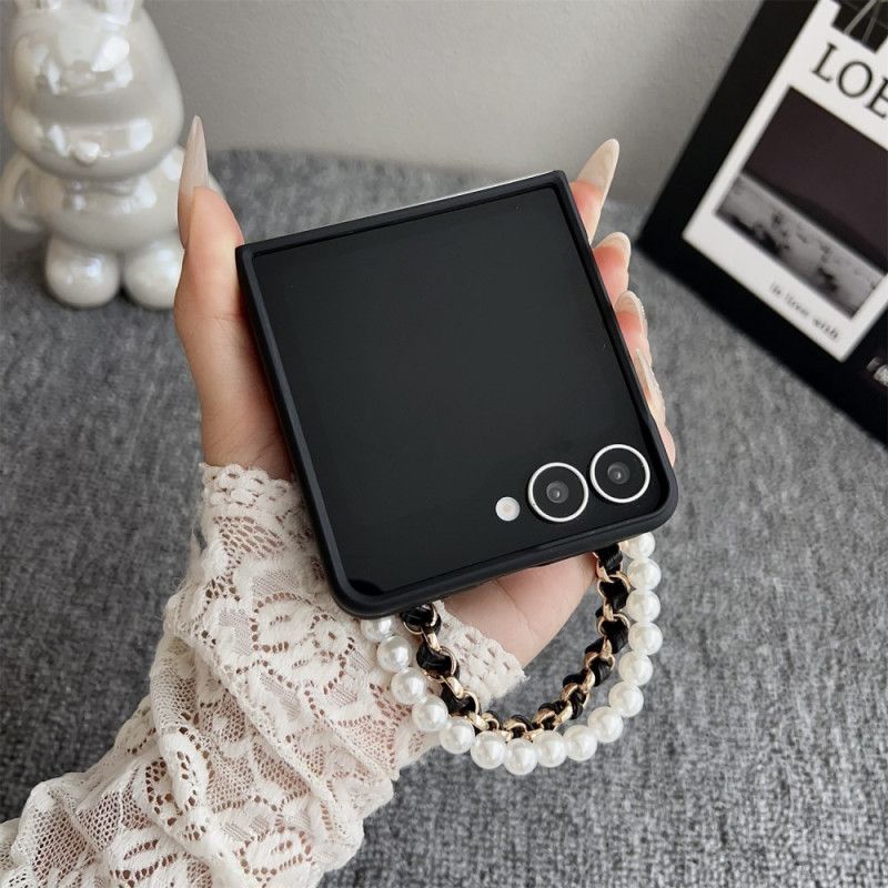 Cover Samsung Galaxy Z Flip 7 Smiley Bunny Med Armbånd