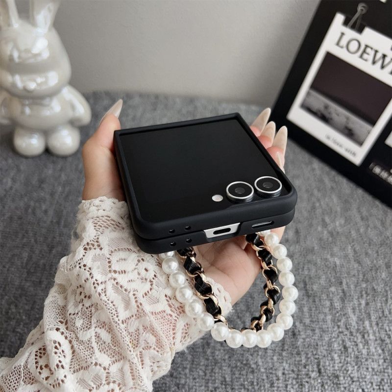 Cover Samsung Galaxy Z Flip 7 Smiley Bunny Med Armbånd