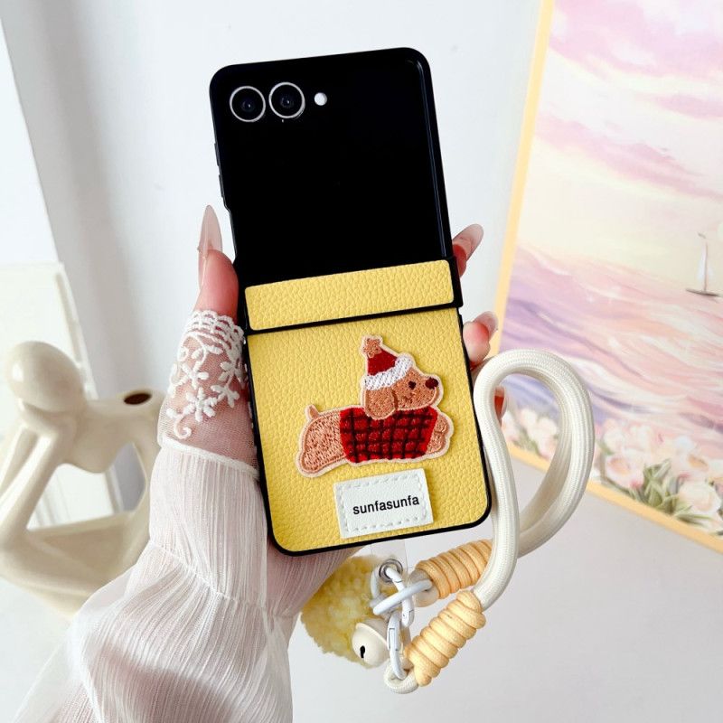 Cover Samsung Galaxy Z Flip 7 Telefon Etui Hængselbeskytter Og Rem