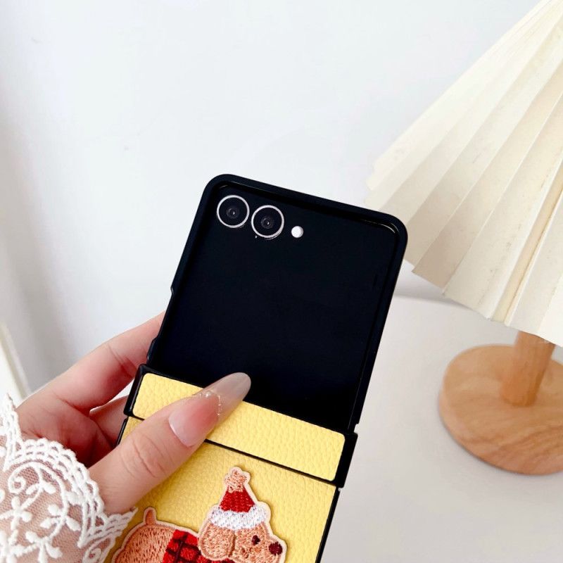 Cover Samsung Galaxy Z Flip 7 Telefon Etui Hængselbeskytter Og Rem