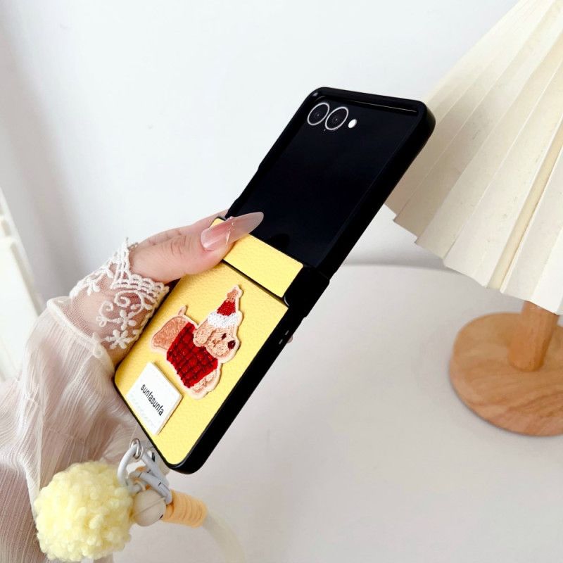 Cover Samsung Galaxy Z Flip 7 Telefon Etui Hængselbeskytter Og Rem