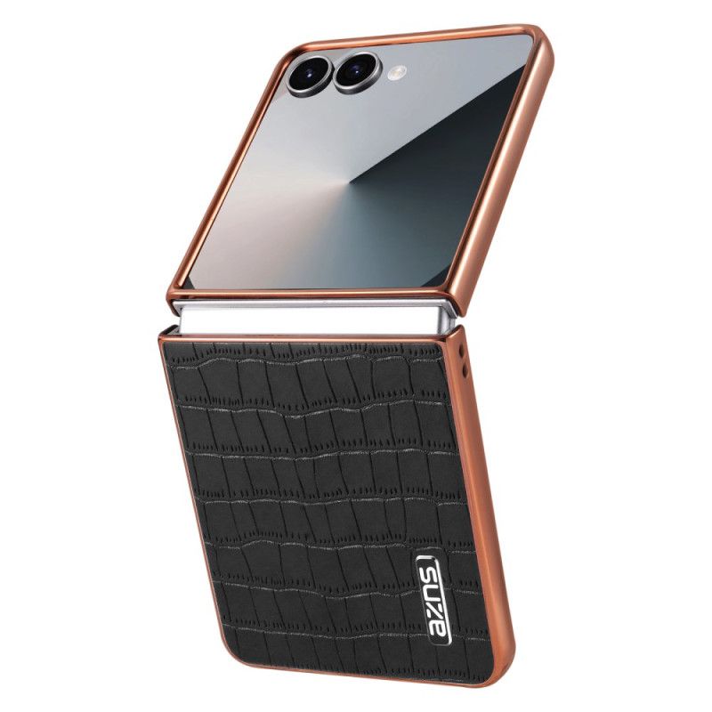 Cover Samsung Galaxy Z Flip 7 Telefon Etui Krokodillestil