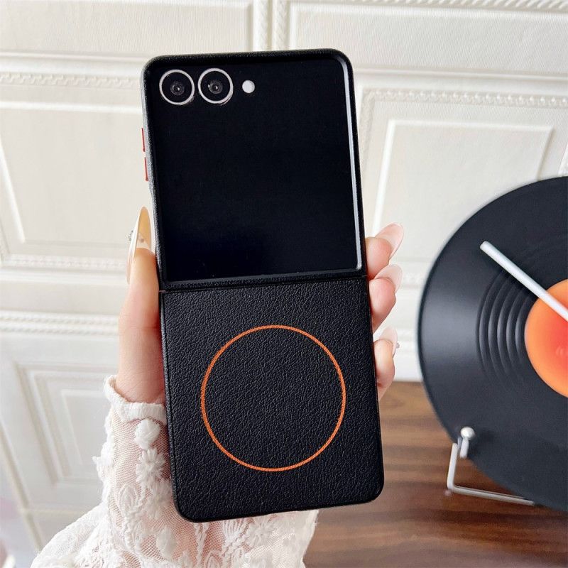 Cover Samsung Galaxy Z Flip 7 Telefon Etui Magsafe Orange Ring Kompatibel