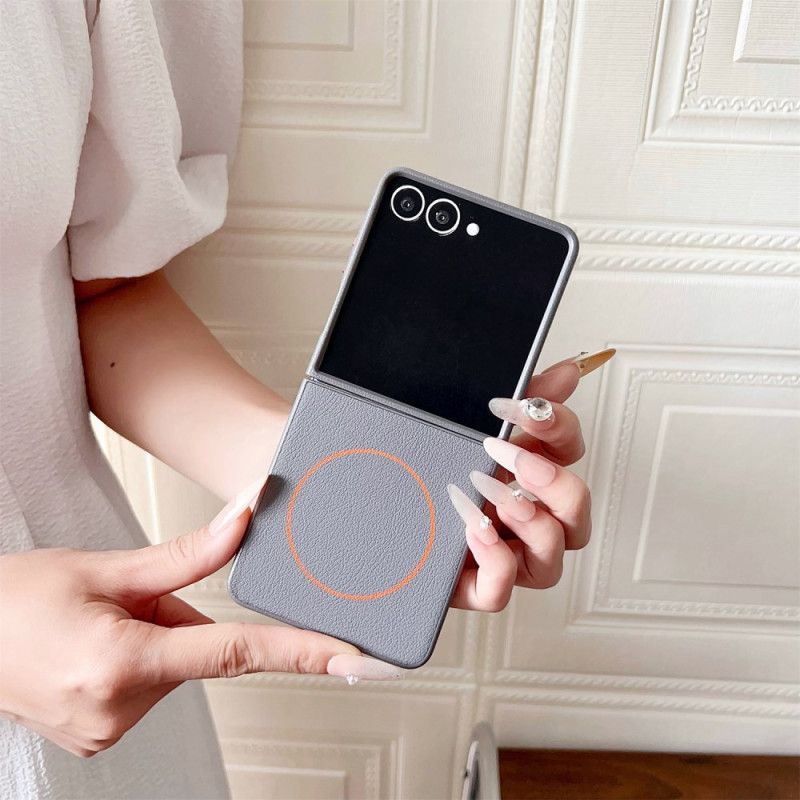 Cover Samsung Galaxy Z Flip 7 Telefon Etui Magsafe Orange Ring Kompatibel