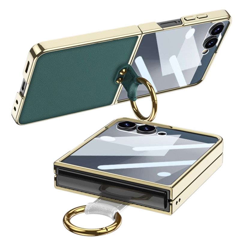 Cover Samsung Galaxy Z Flip 7 Telefon Etui Ringholder Og Aftagelig Skulderrem