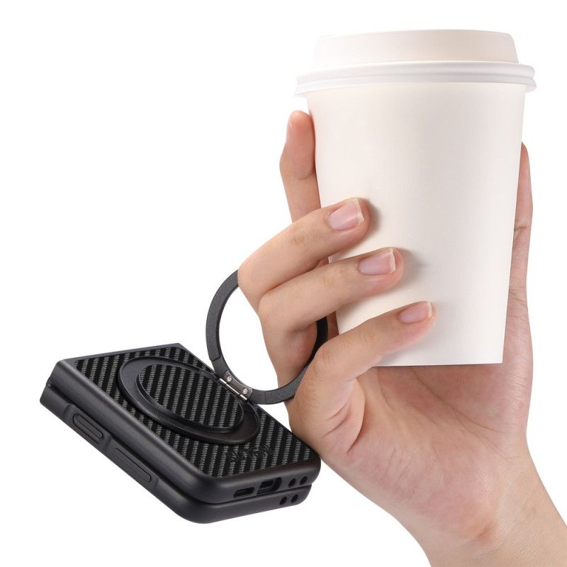 Cover Samsung Galaxy Z Flip 7 Telefon Etui Suteni Roterende Holder