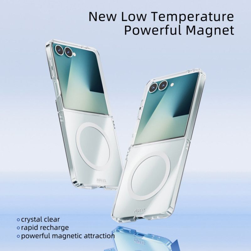 Cover Samsung Galaxy Z Flip 7 Telefon Etui Transparent Magnetisk