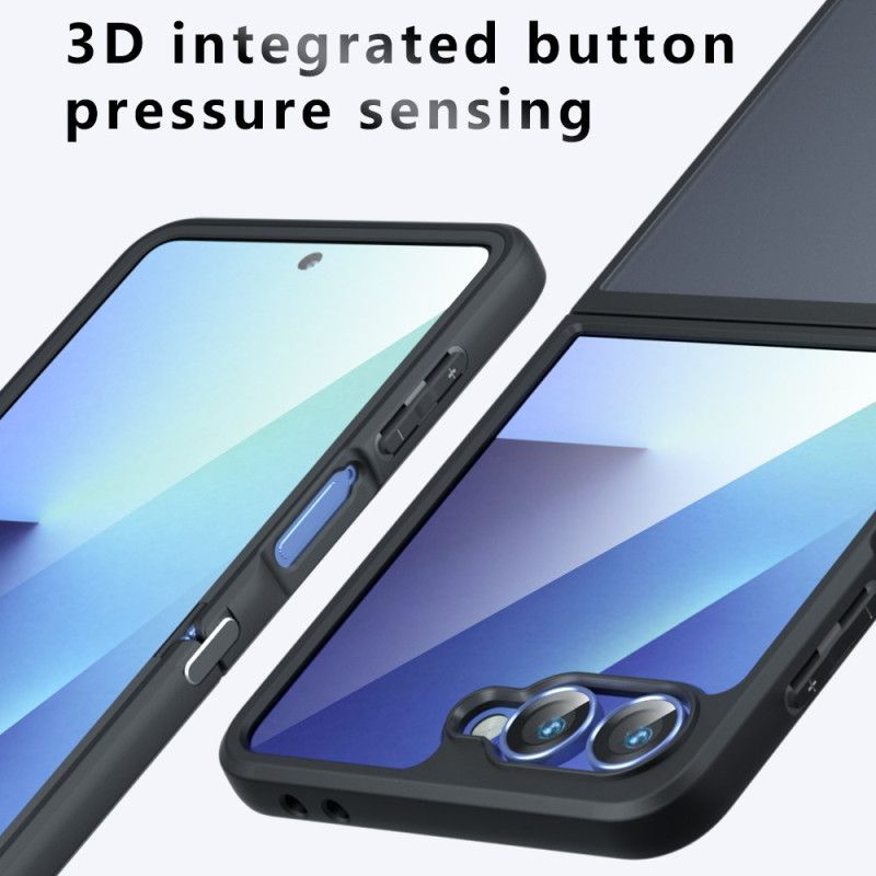 Cover Samsung Galaxy Z Flip 7 Telefon Etui Transparent Sort