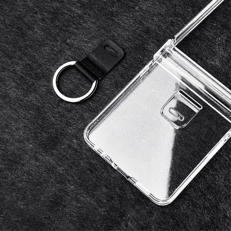 Cover Samsung Galaxy Z Flip 7 Transparent Med Ringholder