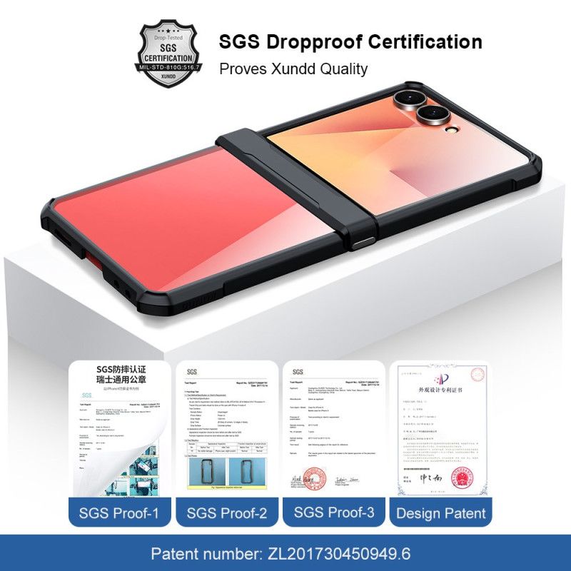 Cover Samsung Galaxy Z Flip 7 Xundd Airbag Og Skærmbeskytter