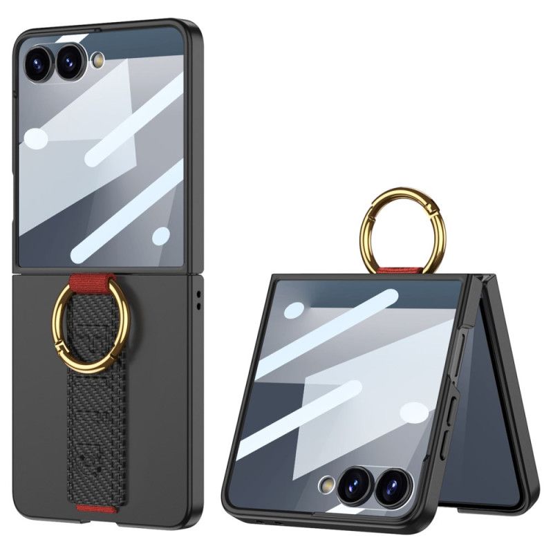 Cover Til Samsung Galaxy Z Flip 7 Gkk Håndledsrem Og Skærmbeskytter