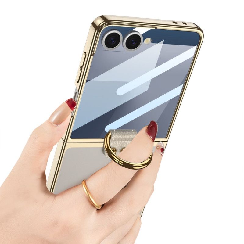 Cover Til Samsung Galaxy Z Flip 7 Gkk-skærmbeskytter Og Ringholder