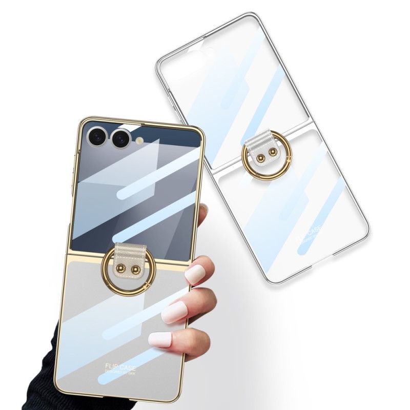 Cover Til Samsung Galaxy Z Flip 7 Gkk-skærmbeskytter Og Ringholder