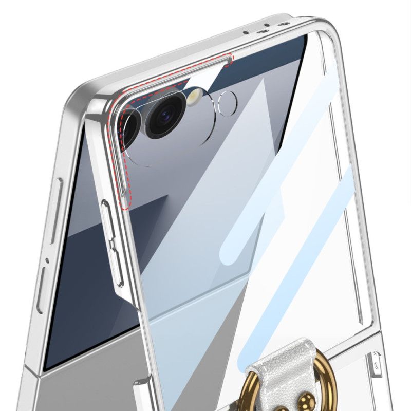 Cover Til Samsung Galaxy Z Flip 7 Gkk-skærmbeskytter Og Ringholder