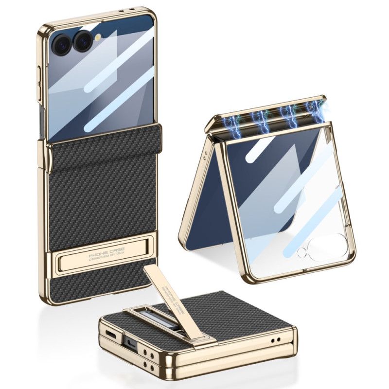 Cover Til Samsung Galaxy Z Flip 7 Kunstlæder Og Gkk Support