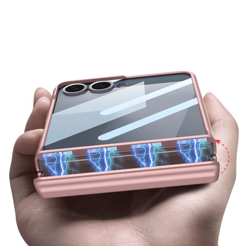Cover Til Samsung Galaxy Z Flip 7 Magnetisk Hængselbeskytter Og Skærmbeskytter