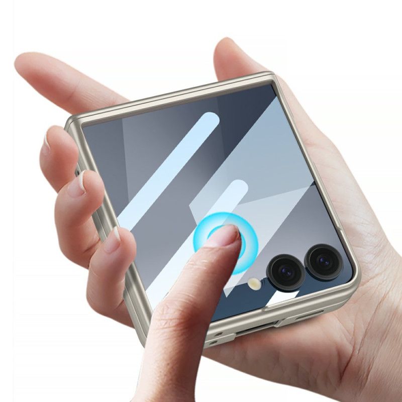 Cover Til Samsung Galaxy Z Flip 7 Magnetisk Hængselbeskytter Og Skærmbeskytter