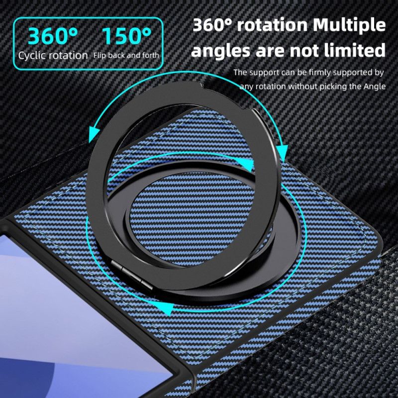 Cover Til Samsung Galaxy Z Flip 7 Magnetisk Kulfiber