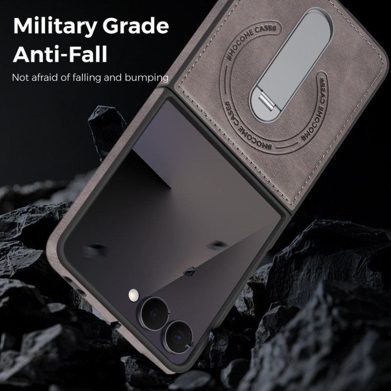Cover Til Samsung Galaxy Z Flip 7 Magnetisk Med Roterende Stativ