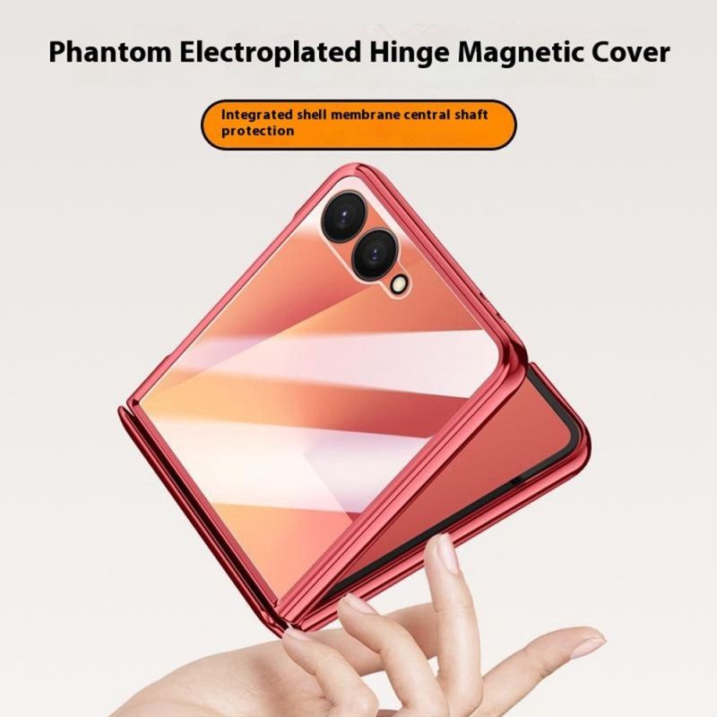 Cover Til Samsung Galaxy Z Flip 7 Metallisk Effekt