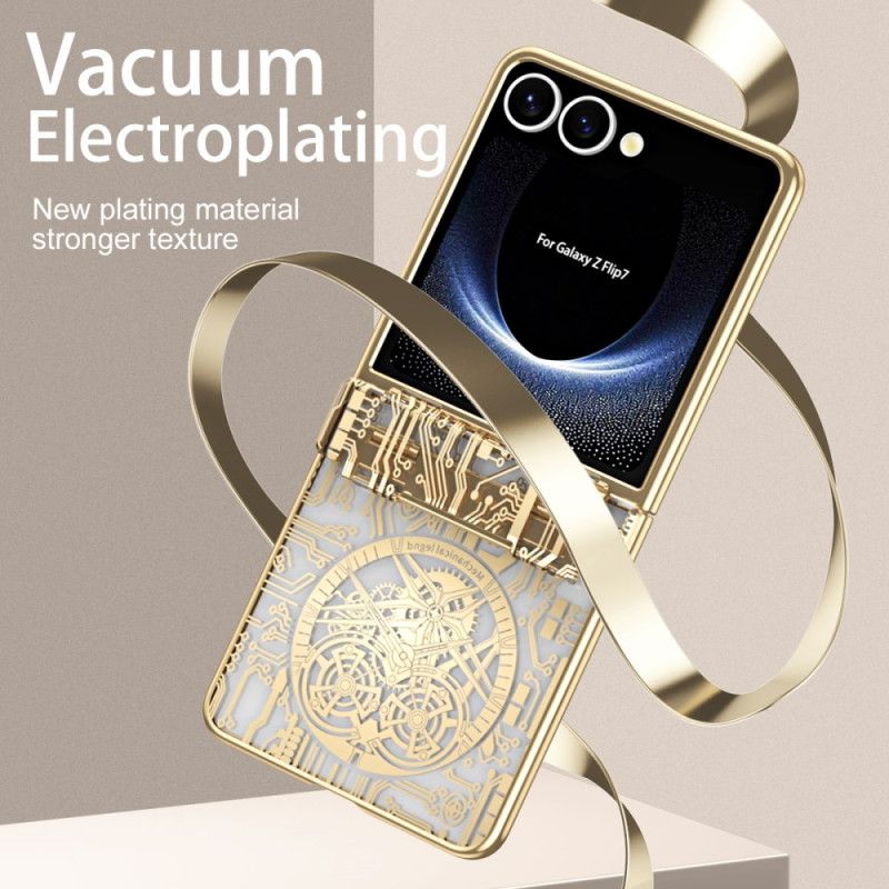 Cover Til Samsung Galaxy Z Flip 7 Premium Med Bagskærmsbeskytter