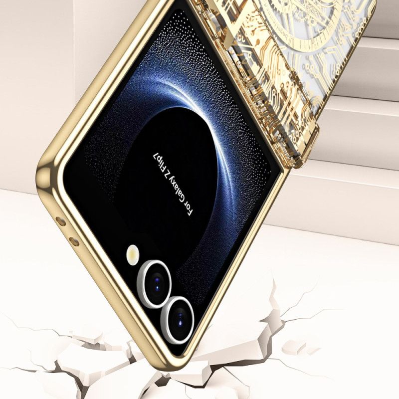 Cover Til Samsung Galaxy Z Flip 7 Premium Med Bagskærmsbeskytter