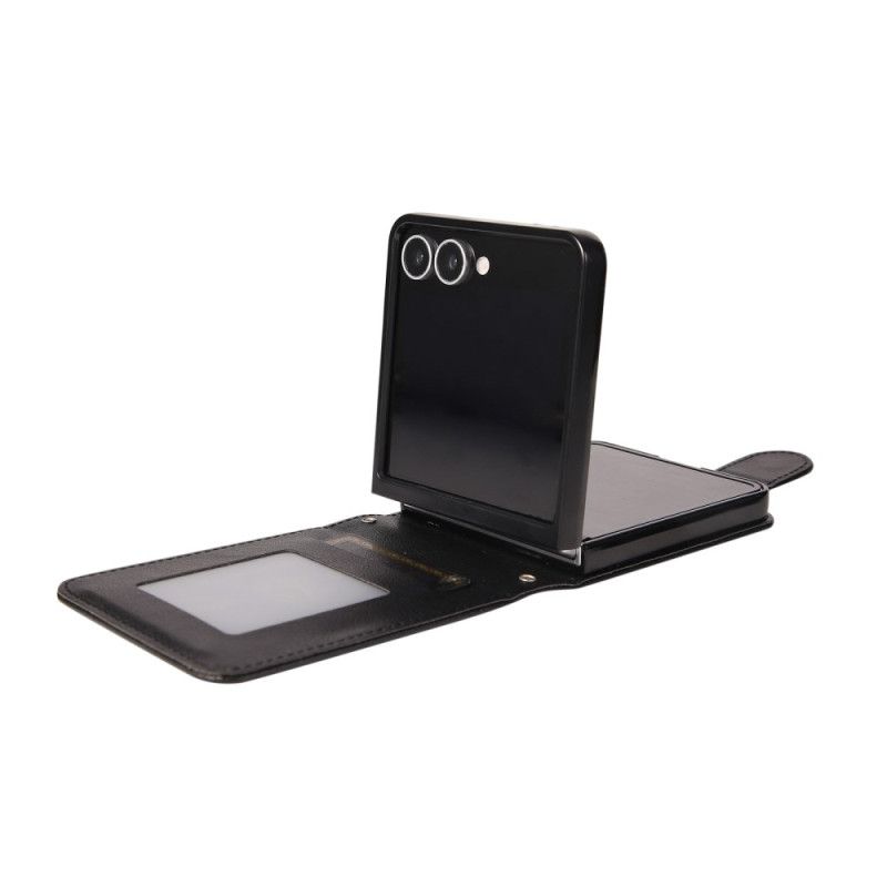 Etui Samsung Galaxy Z Flip 7 Kortholder I Kunstlæder