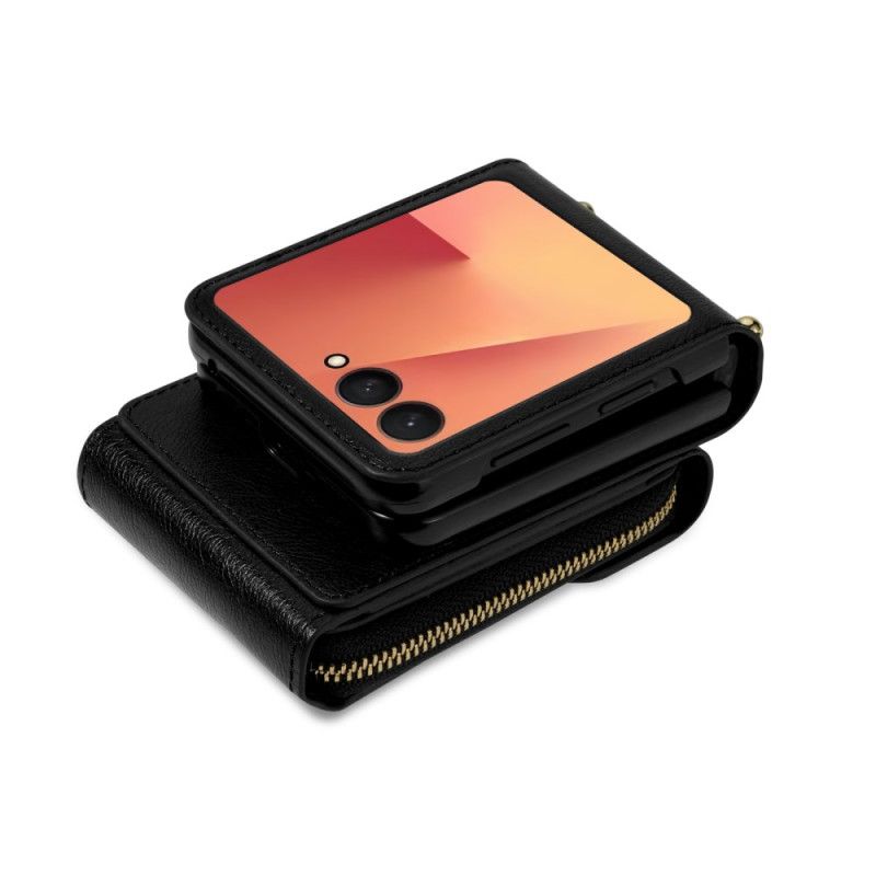 Etui Samsung Galaxy Z Flip 7 Lynlåspung Og Skulderrem