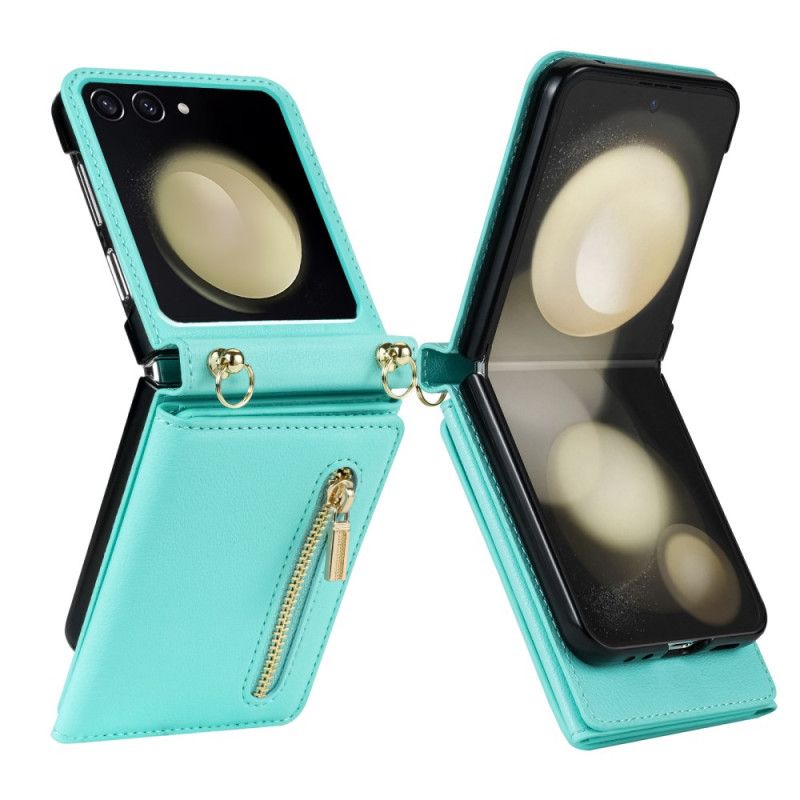 Etui Samsung Galaxy Z Flip 7 Rfid-pung Og Skulderrem