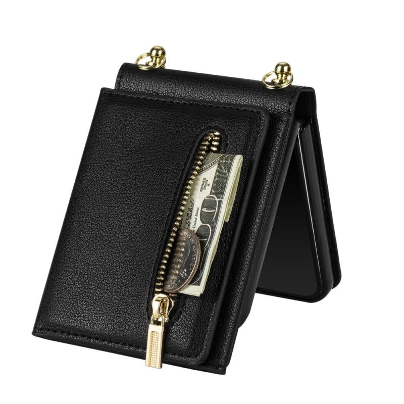 Etui Samsung Galaxy Z Flip 7 Rfid-pung Og Skulderrem