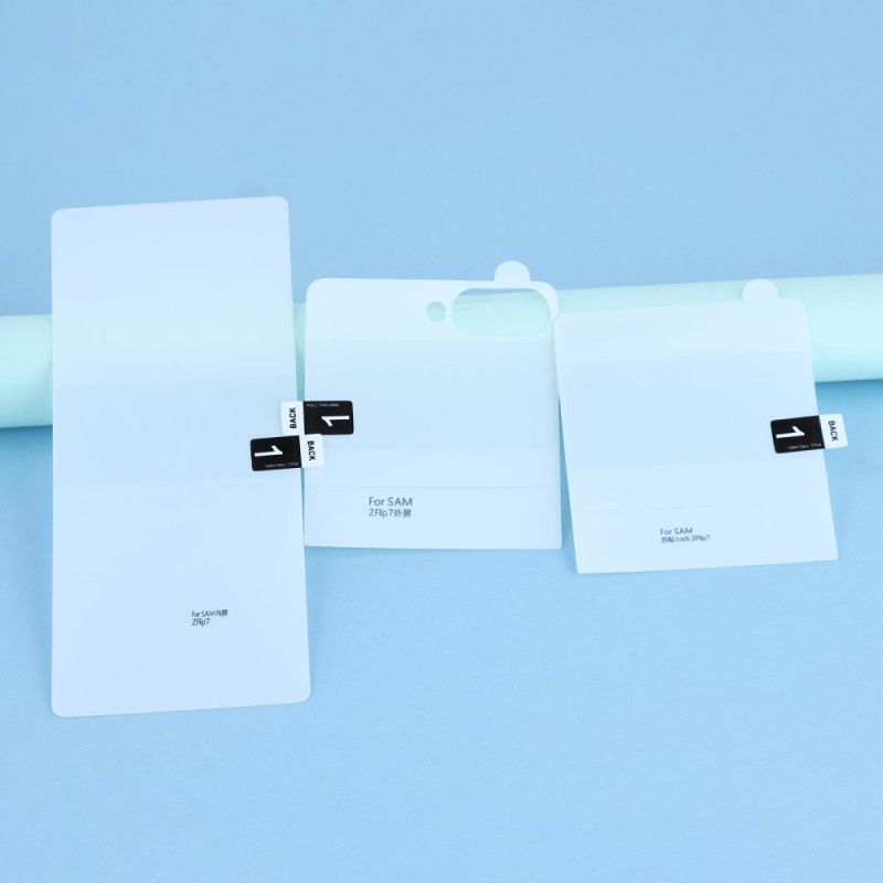 Skærmbeskyttere Til For- Og Bagside Til Samsung Galaxy Z Flip 7